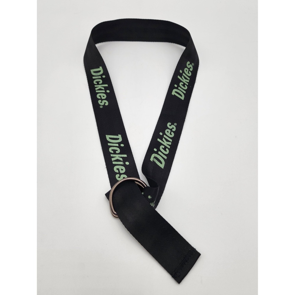 mens dickies brand logo strap d ring belt 38 inch adjustable skater punk Y2K‎